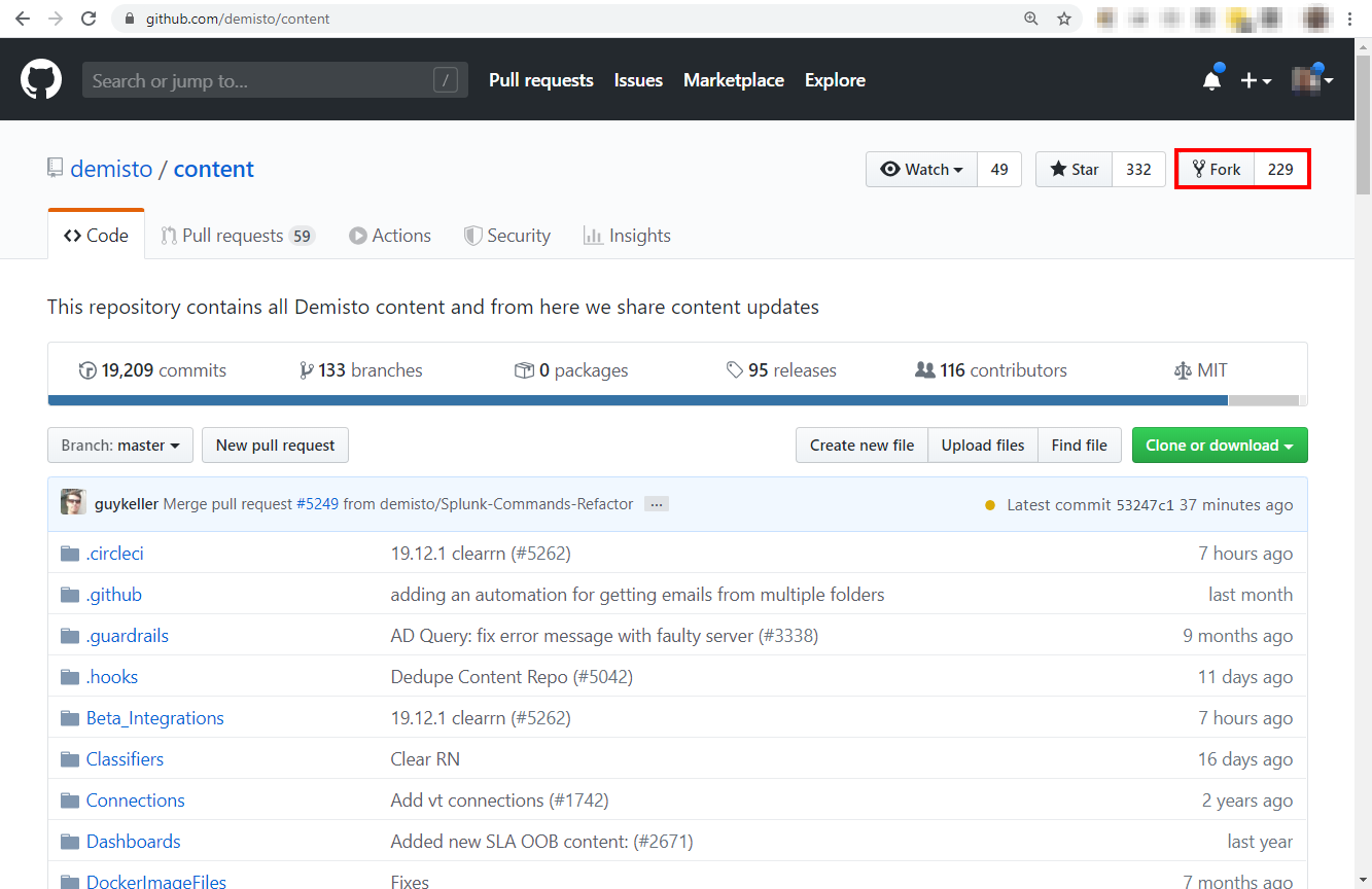 Fork Repository