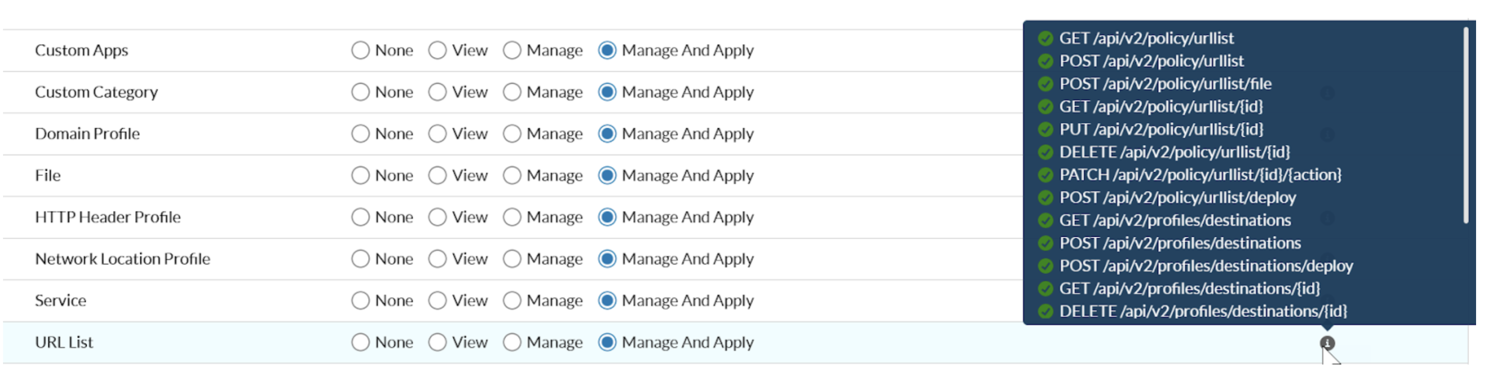 Manage and Apply